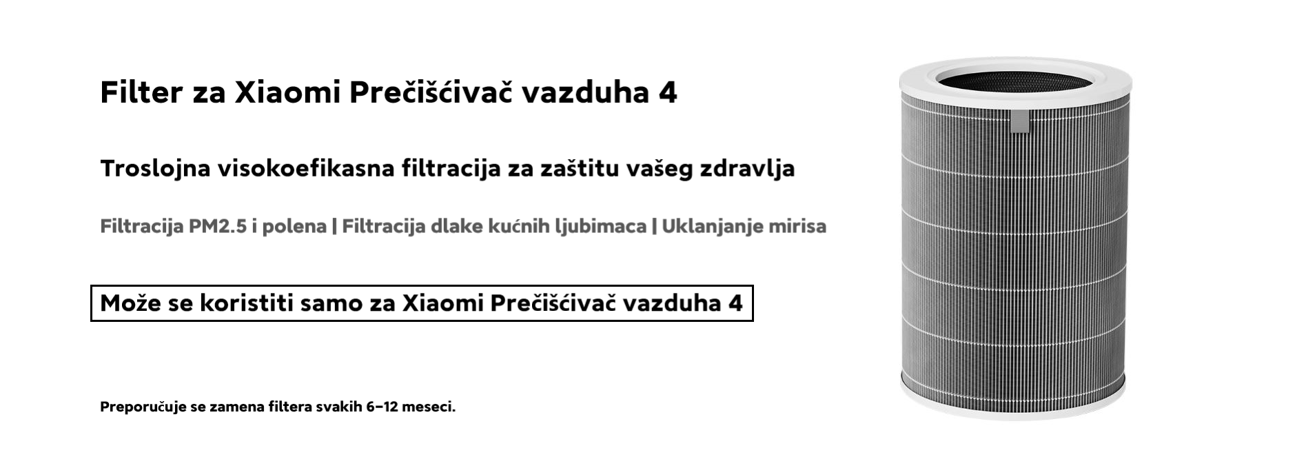 Xiaomi Prečišćivač vazduha 4 Compact - Mi Srbija