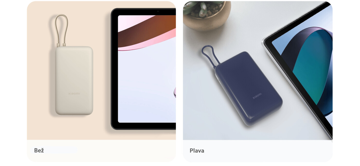 Xiaomi 33W Power Bank 20000mAh (sa integrisanim kablom)