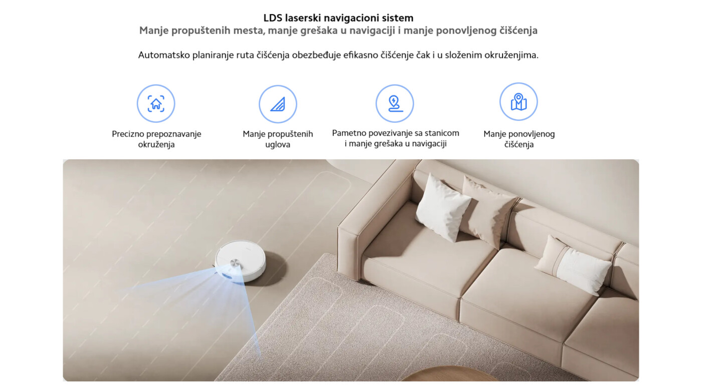 Xiaomi Robot usisivač mop s40