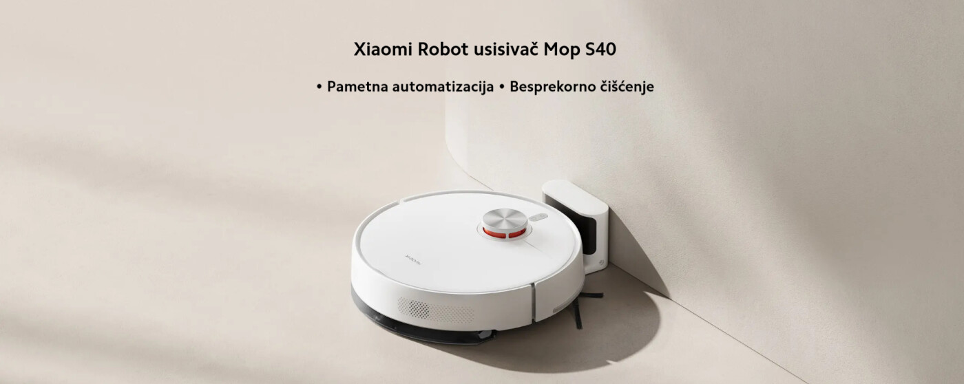 Xiaomi Robot usisivač mop s40