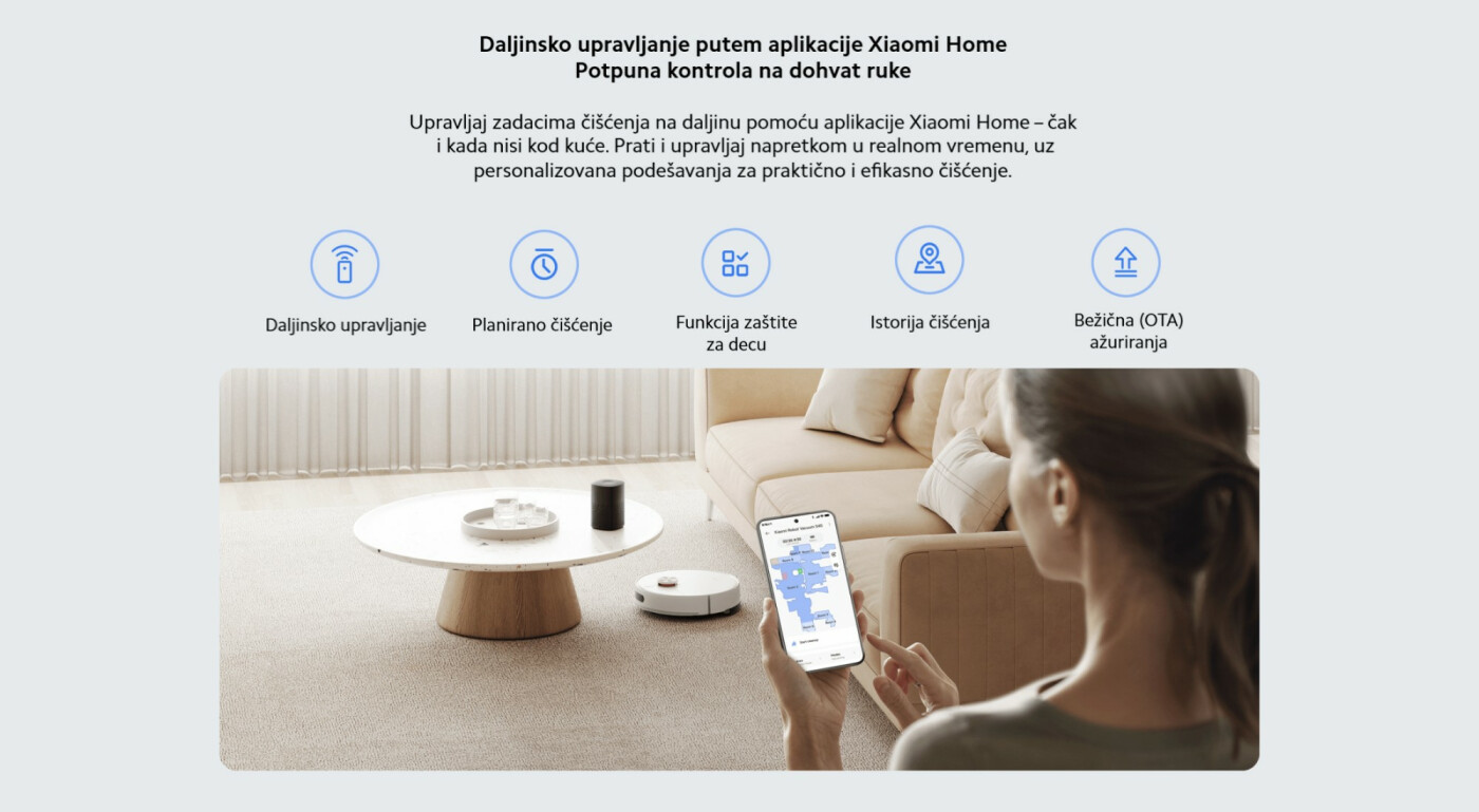 Xiaomi Robot usisivač mop s40