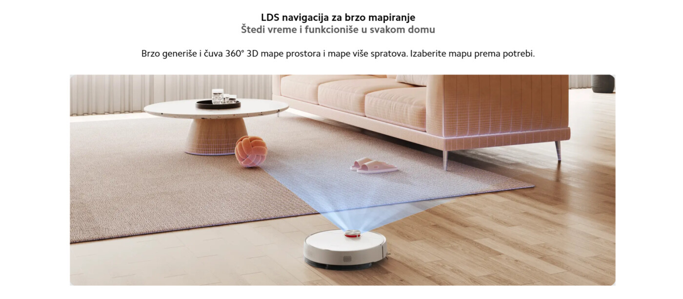 Xiaomi Robot usisivač mop s40