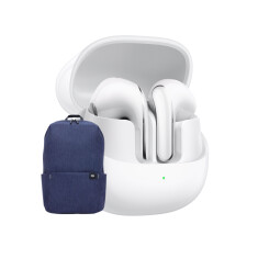 Xiaomi Buds 5 (bela) + Mi Casual ranac (tamno plava)