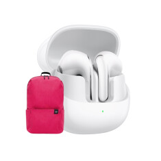 Xiaomi Buds 5 (bela) + Mi Casual ranac (pink)