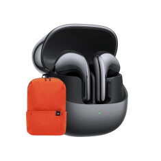 Xiaomi Buds 5 (crna) + Mi Casual ranac (narandžasta)