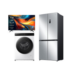 Mijia Frižider Cross Door 502L + Mijia mašina za pranje i sušenje veša Pro 9kg + Xiaomi TV A 2026 55''