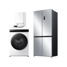 Mijia Frižider Cross Door 502L + Mijia mašina za pranje i sušenje veša Pro 9kg + Xiaomi Robot usisivač Mop H50 Pro