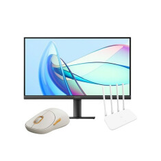 Xiaomi Monitor A22i + Mi Ruter 4C + Xiaomi Wireless miš 3 (bela)