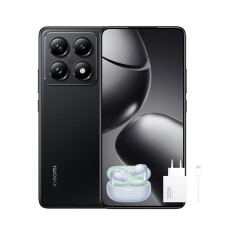 Xiaomi 14T Pro 12/512GB (crna) + Xiaomi 120W HyperCharge Combo (Type-A) + Redmi Buds 5 Pro (ljubičasta)