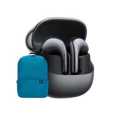 Xiaomi Buds 5 (crna) + Mi Casual ranac (plava)