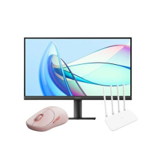 Xiaomi Monitor A22i + Mi Ruter 4C + Xiaomi Wireless miš 3 (roze)