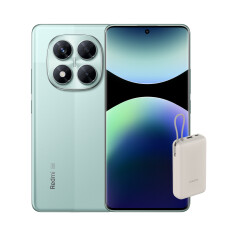 Redmi Note 14 Pro 5G 8/256GB (zelena) + Xiaomi 33W Power Bank 20000mAh (sa integrisanim kablom)