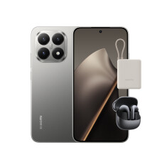 Xiaomi 15T 12/256GB (siva) + Xiaomi Buds 5 (crna) + Xiaomi 33W Power Bank 10000mAh (sa integrisanim kablom) (bež)