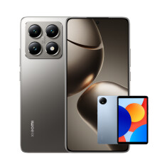 Xiaomi 14T Pro 125/12GB (siva) + Redmi Pad SE 8.7 4/64GB (plava)